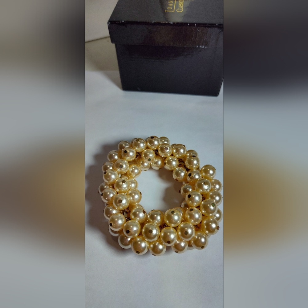 Mix It Multi Strands Stretch Pearl Beaded Bracelet Nwot